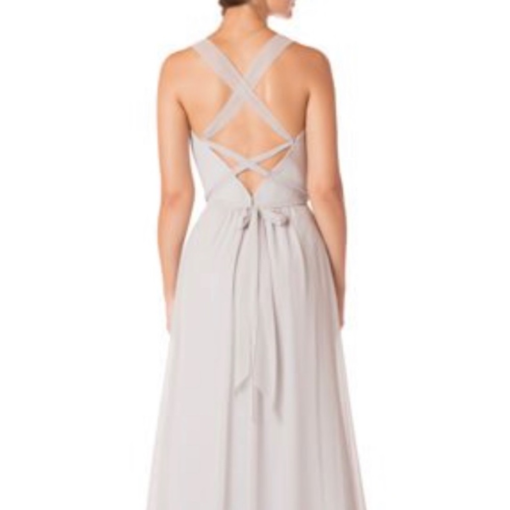 Bari Jay size 12 misty blue bridesmaids dresses - Picture 4 of 4